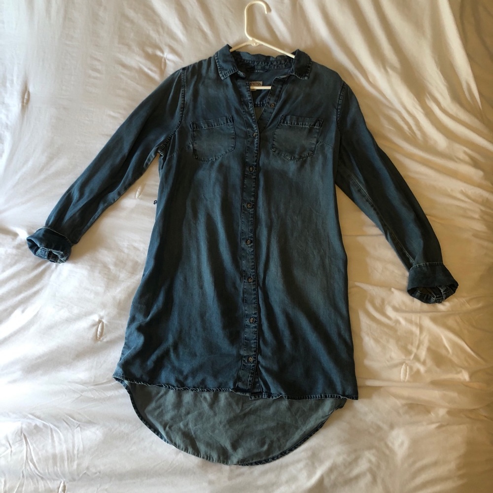 Long Sleeve Jean Dress